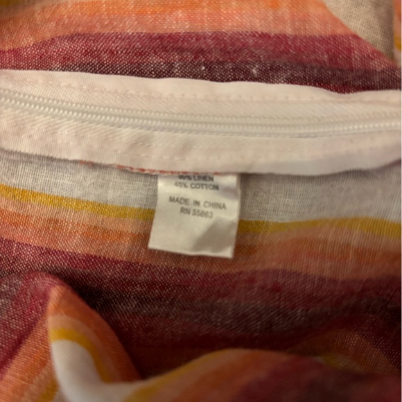 For Cynthia Multicolor Striped Capris - Picture 4 of 8